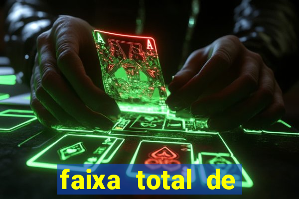 faixa total de gols 2 3 o que significa